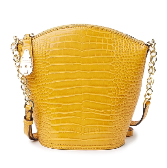 CK Croc Embossed Statement Daytona Crossbody Bag - Picture 3 of 7